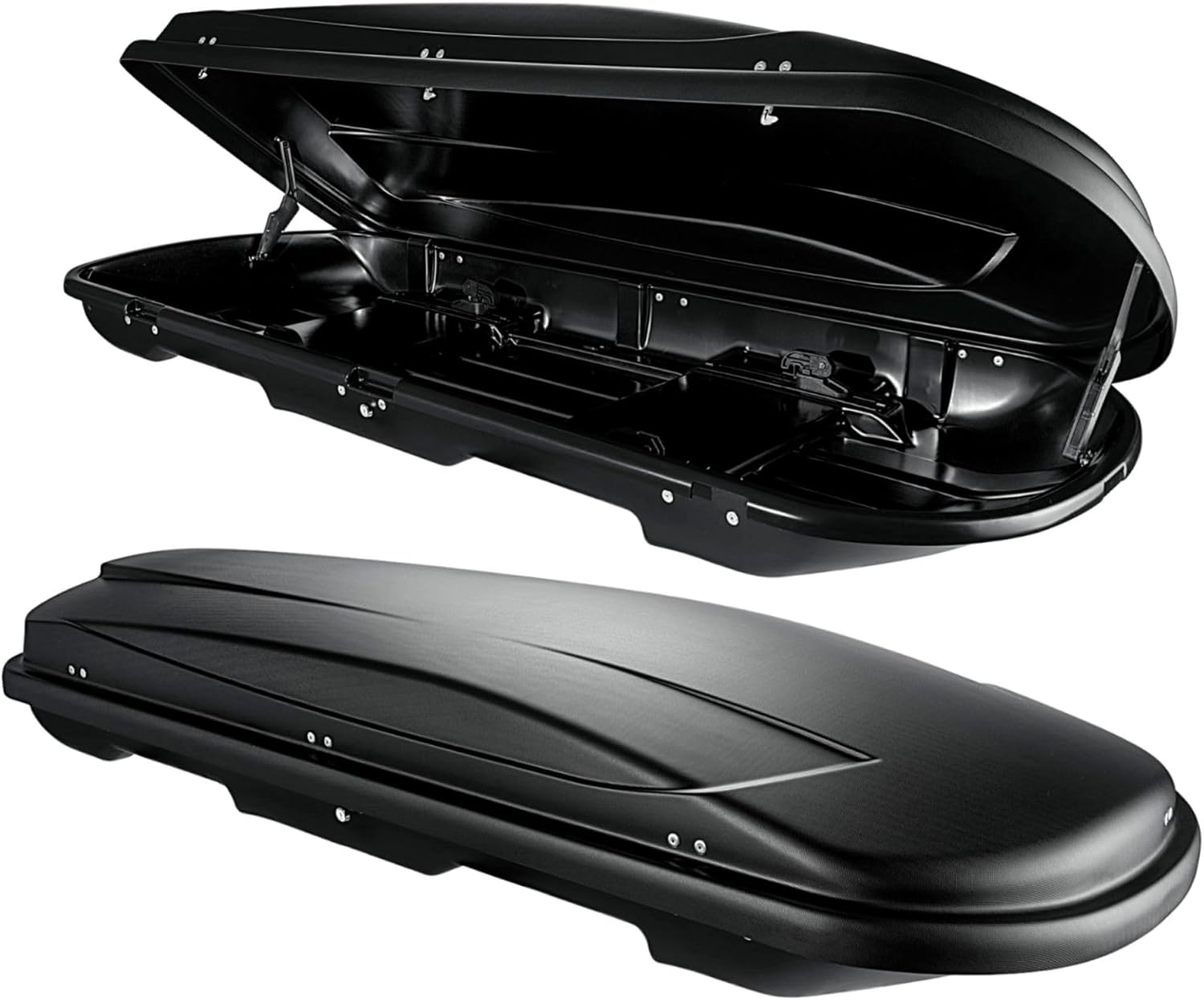 Dachbox VDP Xtreme 400 schwarz Dachkoffer 400 Liter Autokoffer abschließbar