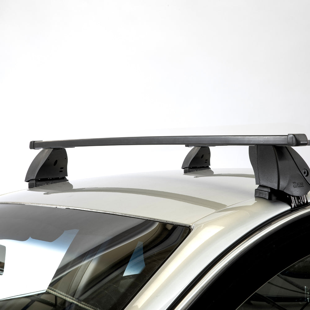 Dachbox VDPJUXT600 600 Liter abschließbar + Dachträger K1 MEDIUM kompatibel mit für Toyota C-HR (5Türer) ab 16