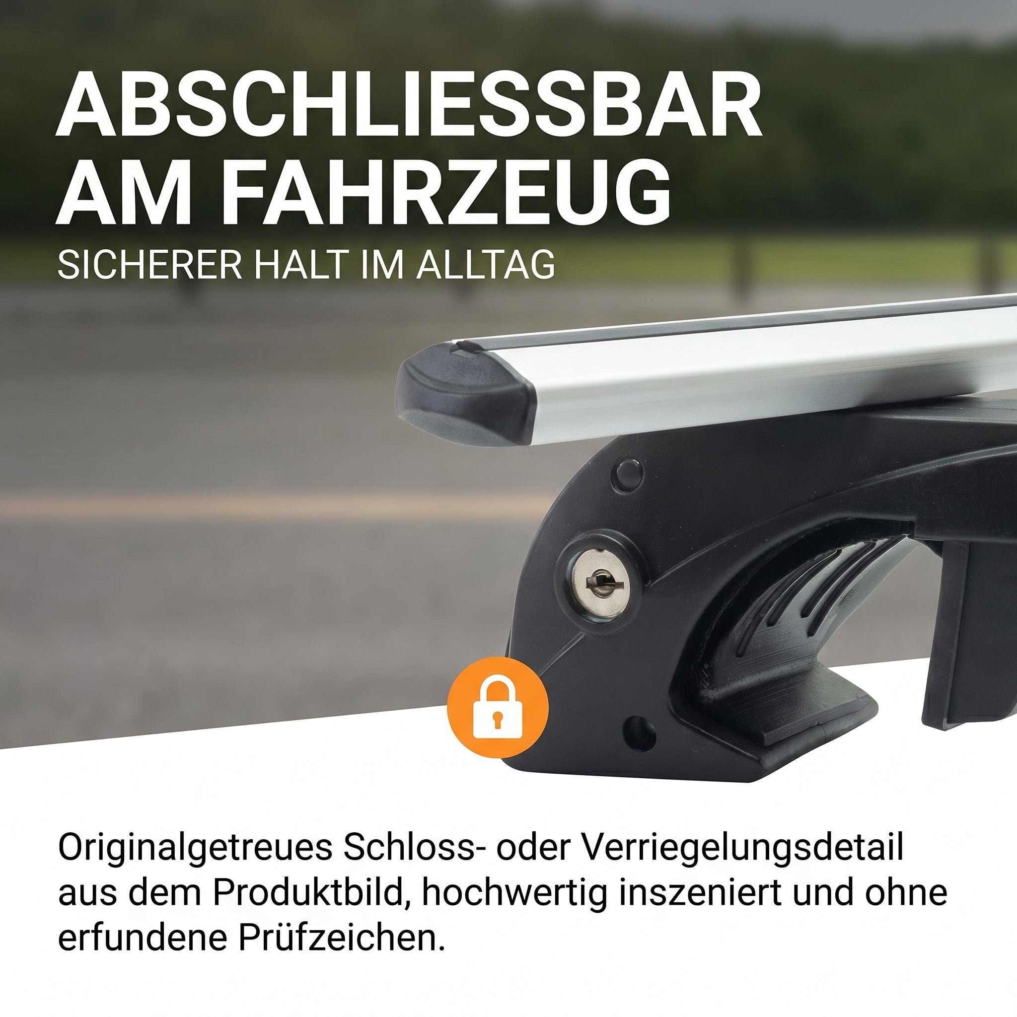 Dachbox VDP-BA400 + Dachträger/Relingträger VDPLION2 kompatibel mit für Ford Kuga II (5 Türer) ab 12