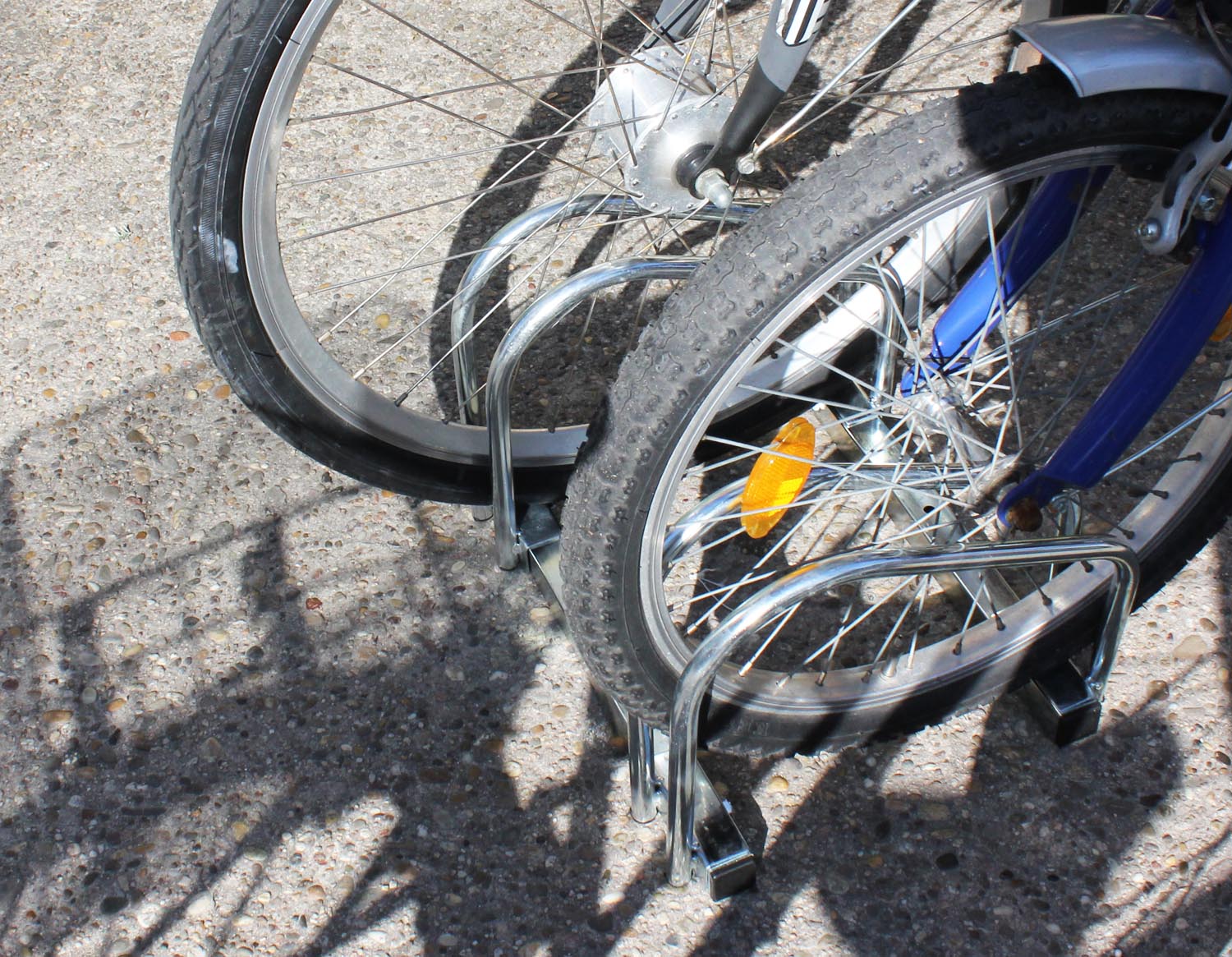 Fahrradständer 5 Räder teilb. 2er 3er Radständer Ständer Stahl verzinkt rostfrei