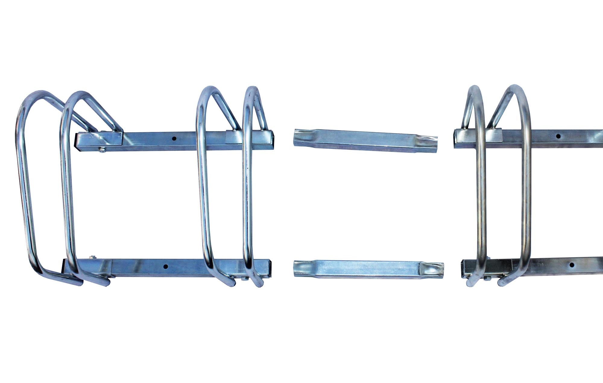 Fahrradständer 5 Räder teilbar in 2er und 3er Radständer Ständer Stahl verzinkt