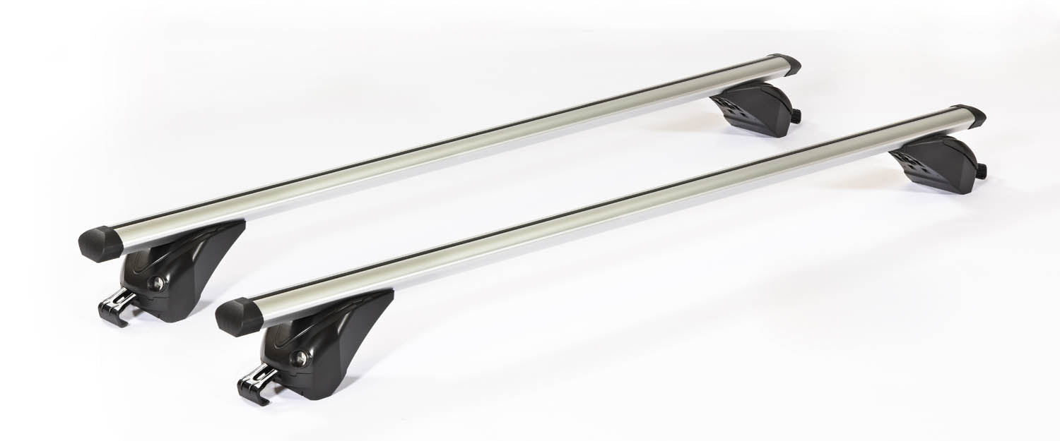 Dachbox VDPJUXT600 600Ltr abschließbar + Dachträger/Relingträger VDP KING1 kompatibel mit für Mercedes E Station Wagon (S213) (5 Türer) ab 17