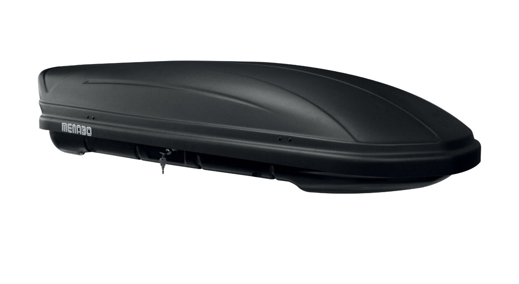 Dachbox MAA 400 Liter matt + Dachträger KING1 112 cm kompatibel mit für Hyundai Tucson (TL) (5 Türer) ab 15