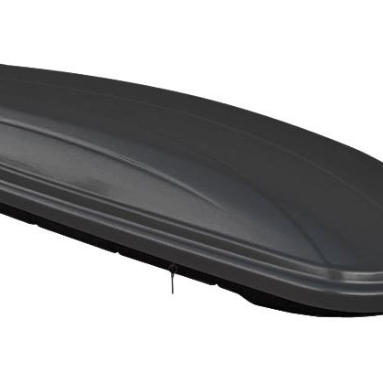 Dachbox VDPMAA460 460Ltr schwarz matt abschließbar + Alu Relingträger VDP004XL kompatibel mit für VW Tiguan II ab 16