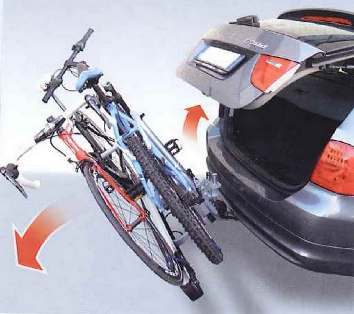 Fahrradträger Menabo Project Tilting 3 Heckträger 3 Räder klappbar für Anhängerkupplung