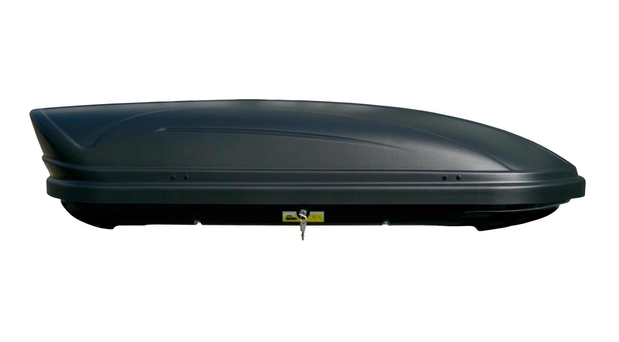 Dachbox VDP Marathon 400 schwarz matt Dachkoffer 400 Liter Autokoffer abschließbar