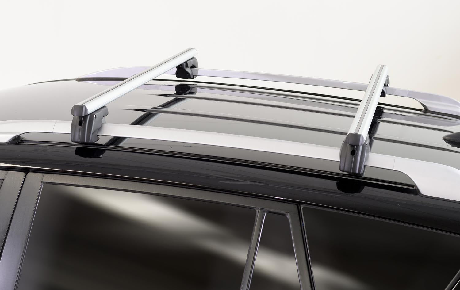 Dachbox VDPCA480 480 Liter carbonlook + Dachträger Sherman kompatibel mit für VW Tiguan II (AD1) Allspace 5 Türer ab 16