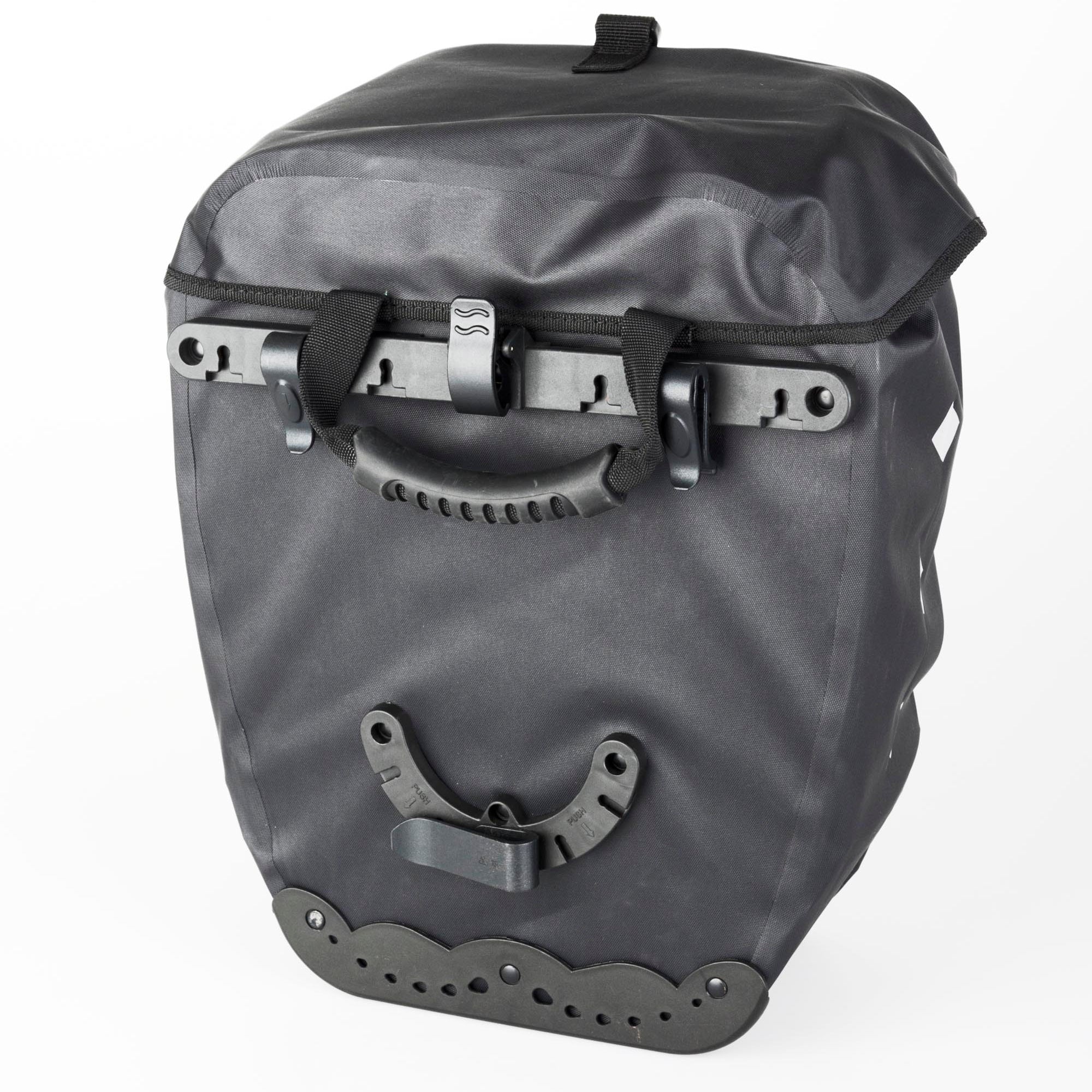 Red Loon Dreifachtasche schwarz/silber Packtasche Fahrradtasche wasserdicht