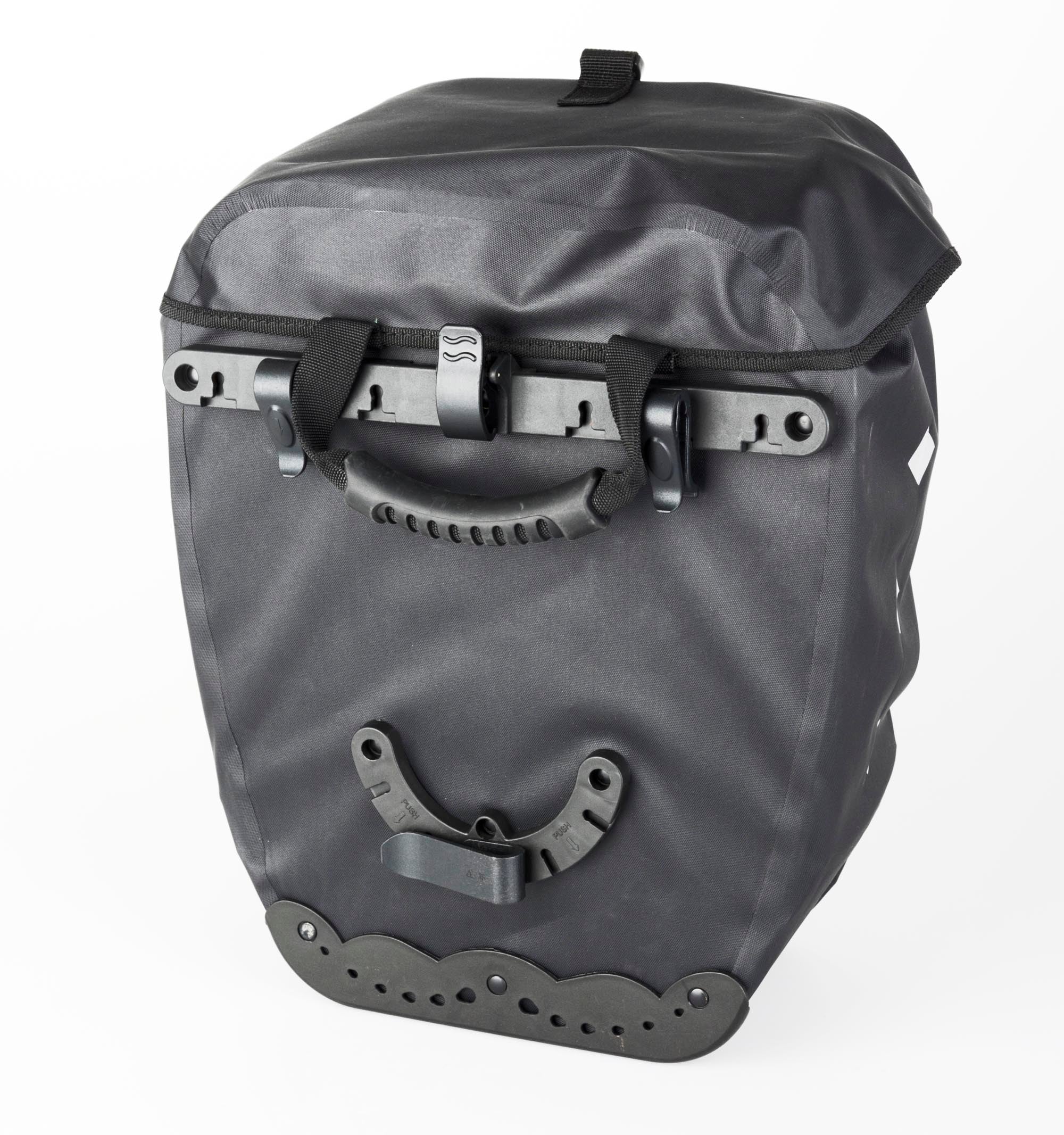 Red Loon Dreifachtasche schwarz/silber Packtasche Fahrradtasche wasserdicht