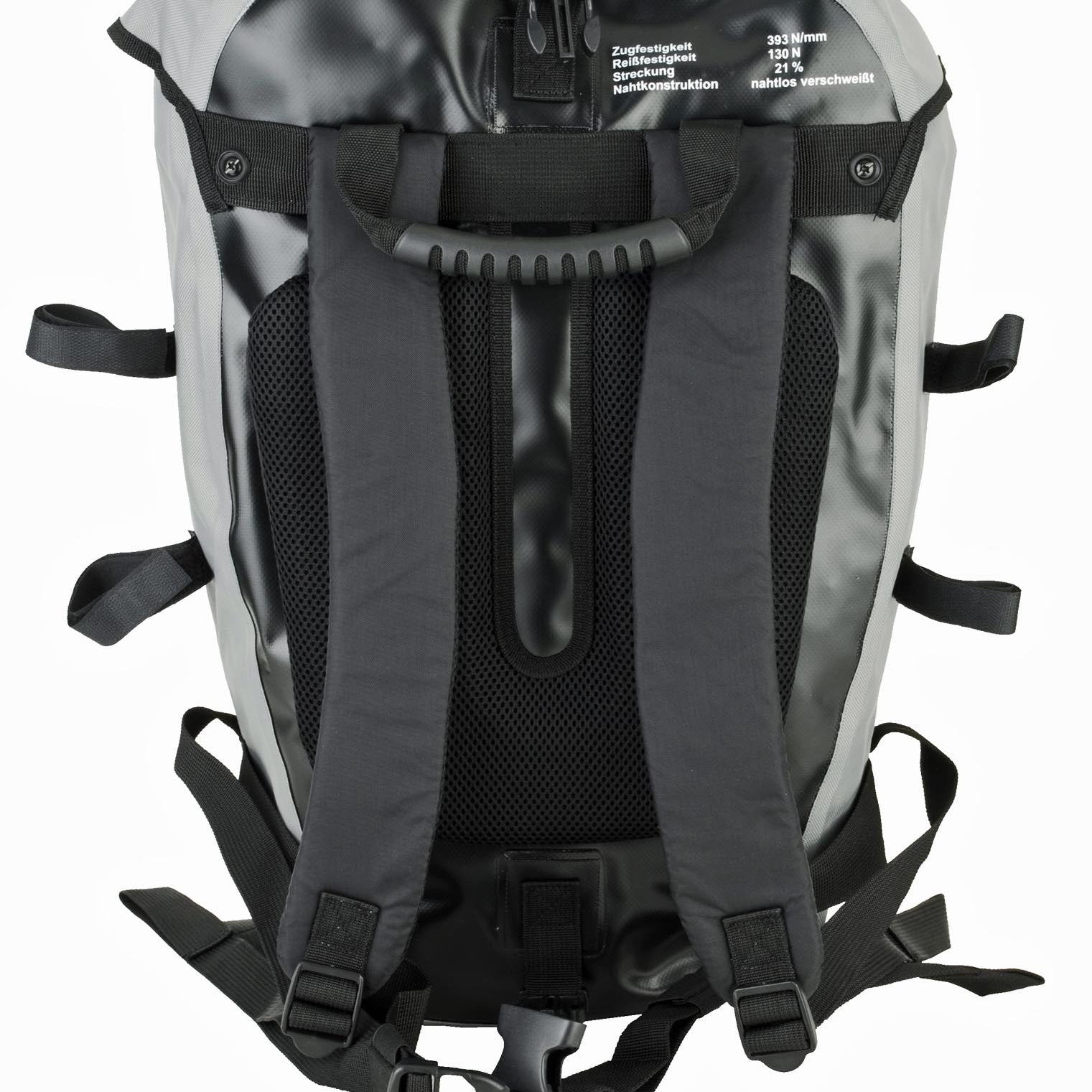 Red Loon Dreifachtasche schwarz/silber Packtasche Fahrradtasche wasserdicht