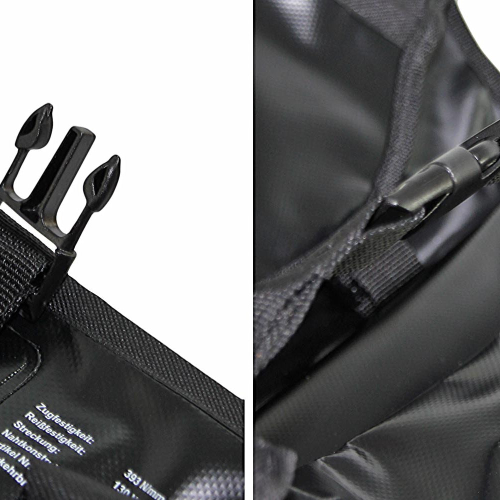 IDEALE HITEC 3 Fahrradtaschen Gepäcktaschen schwarz/rot