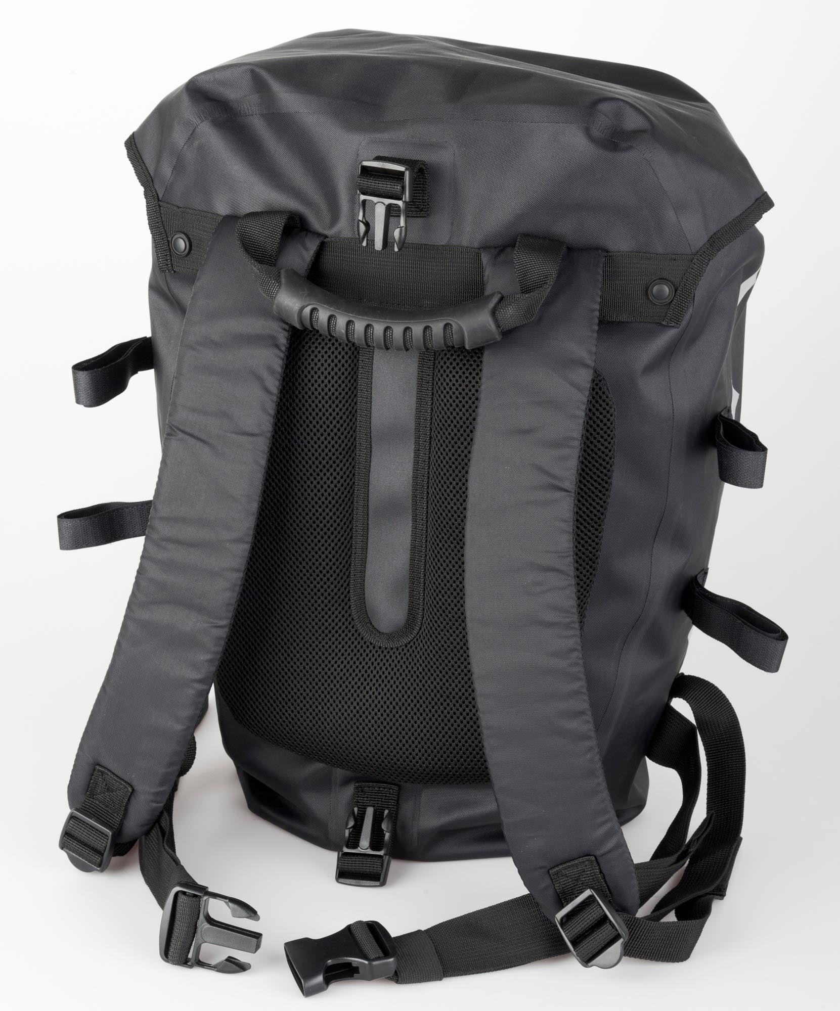 Red Loon Dreifachtasche schwarz/silber Packtasche Fahrradtasche wasserdicht