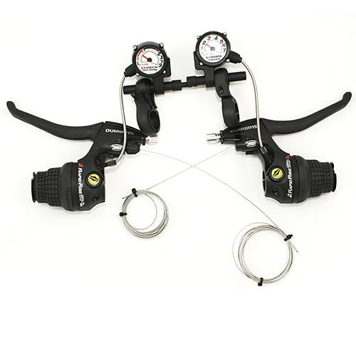 SHIMANO REVOSHIFT Schalt/Brems-Einheit rechts-links 21 Gänge Drehgriffschaltung