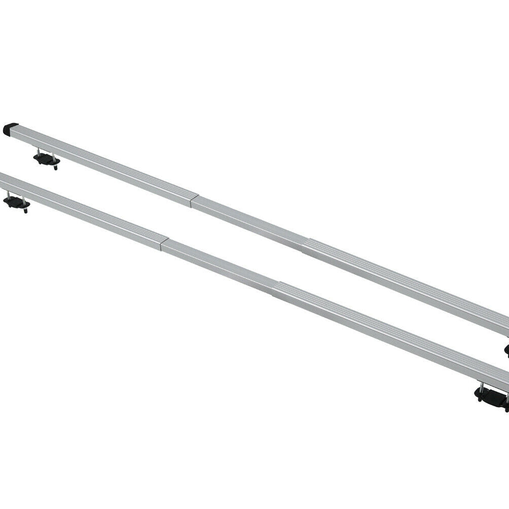 Dachbox VDPJUXT600 600Ltr abschließbar + Dachträger RAPID kompatibel mit für VW Touran I (1T) (5Türer) 03-14