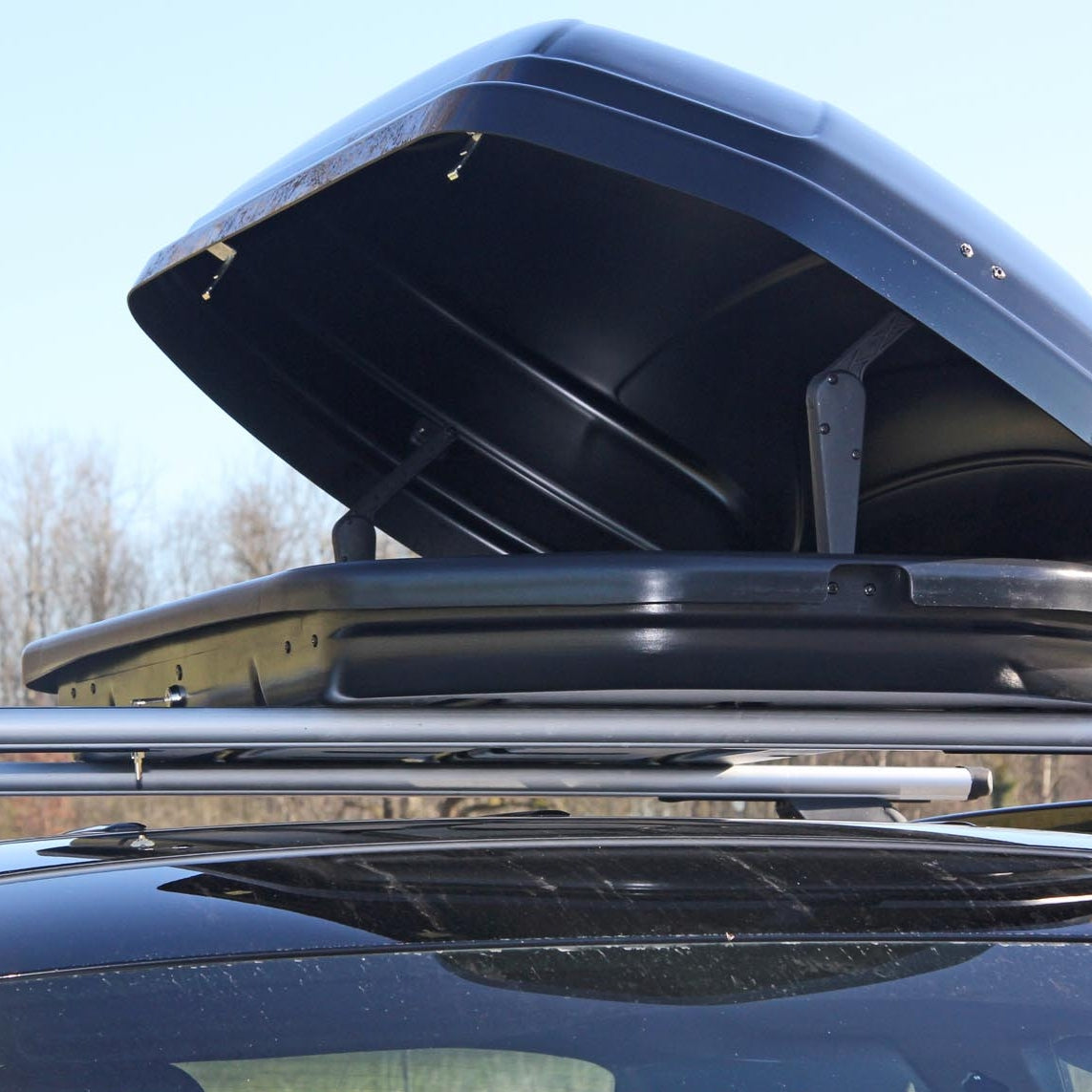 Dachbox 460 Liter   abschließbar mattschwarz VDP-MAA460m