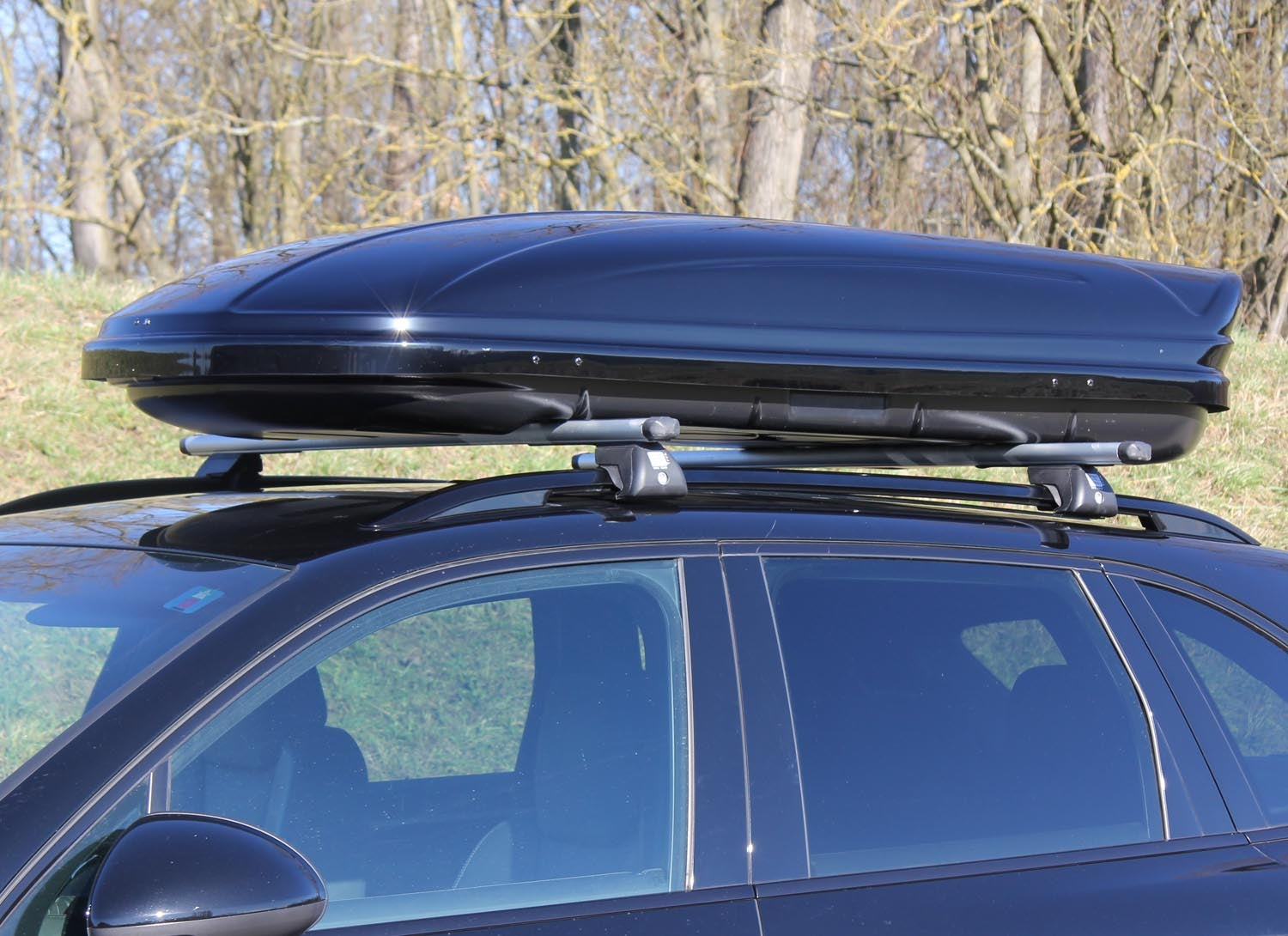 Dachbox VDPMAA460 black Dachkoffer 460l Autokoffer schwarz glänzend abschließbar