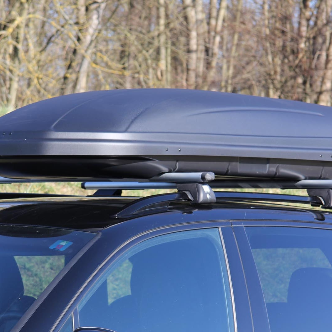 Dachbox 460 Liter   abschließbar mattschwarz VDP-MAA460m