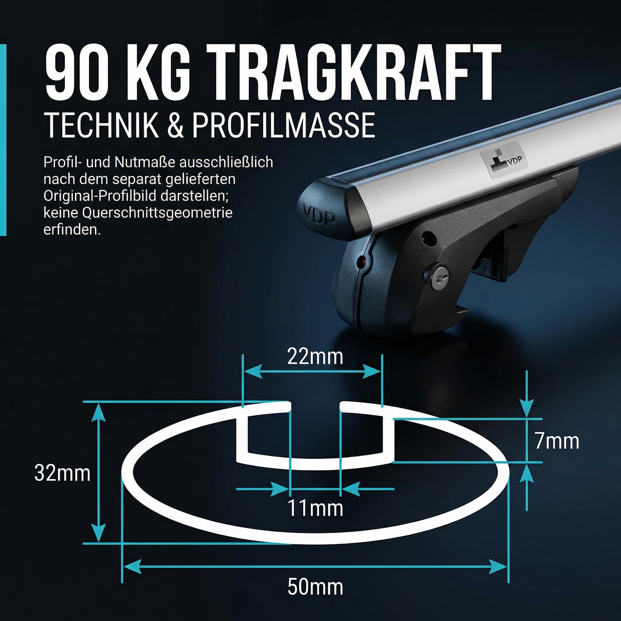 Dachbox VDPJUXT600 600Ltr abschließbar  + Alu Relingträger VDP004XL kompatibel mit für Skoda Superb Kombi 3T 2013-2015
