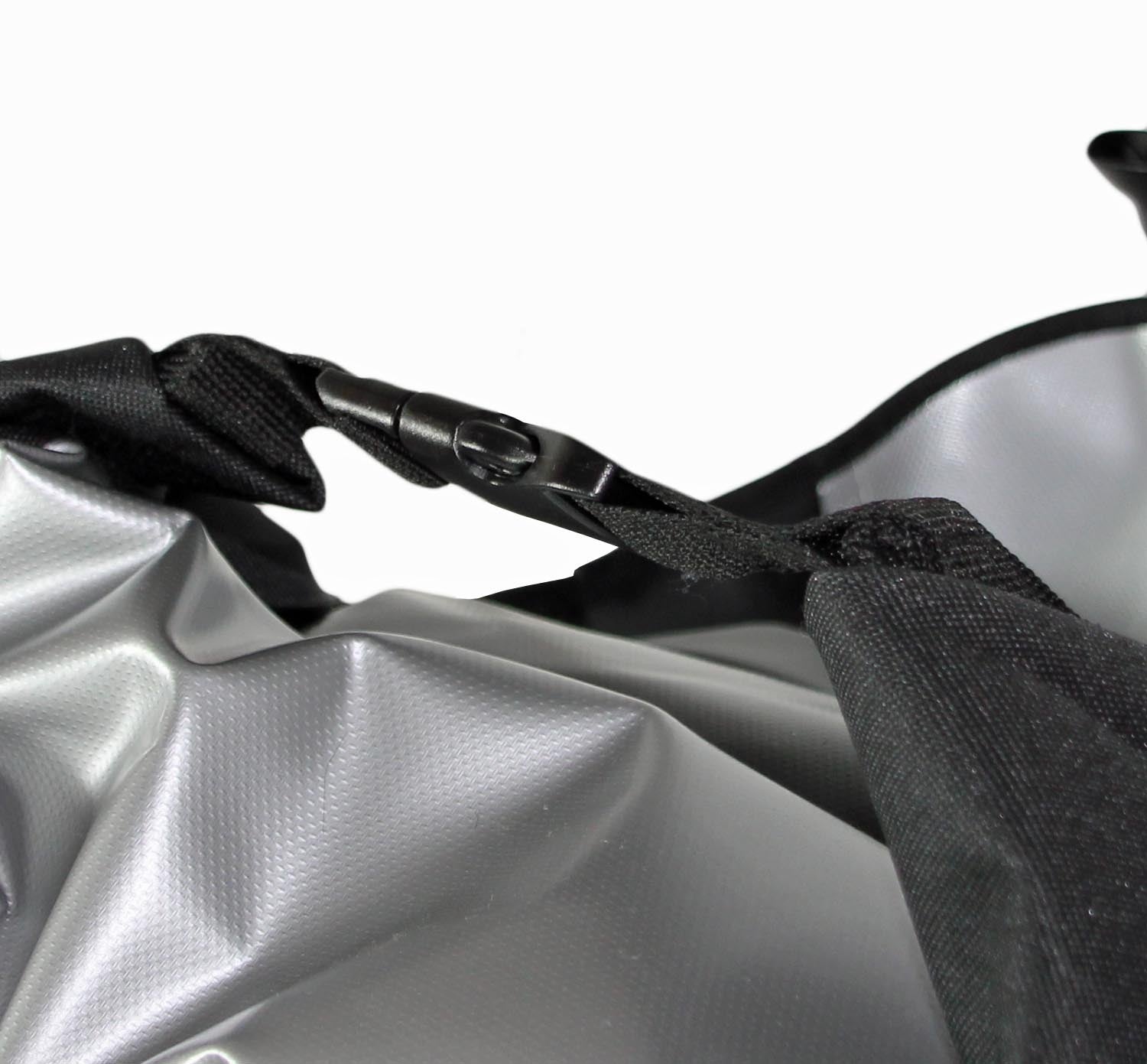 Red Loon Dreifachtasche schwarz/silber Packtasche Fahrradtasche wasserdicht