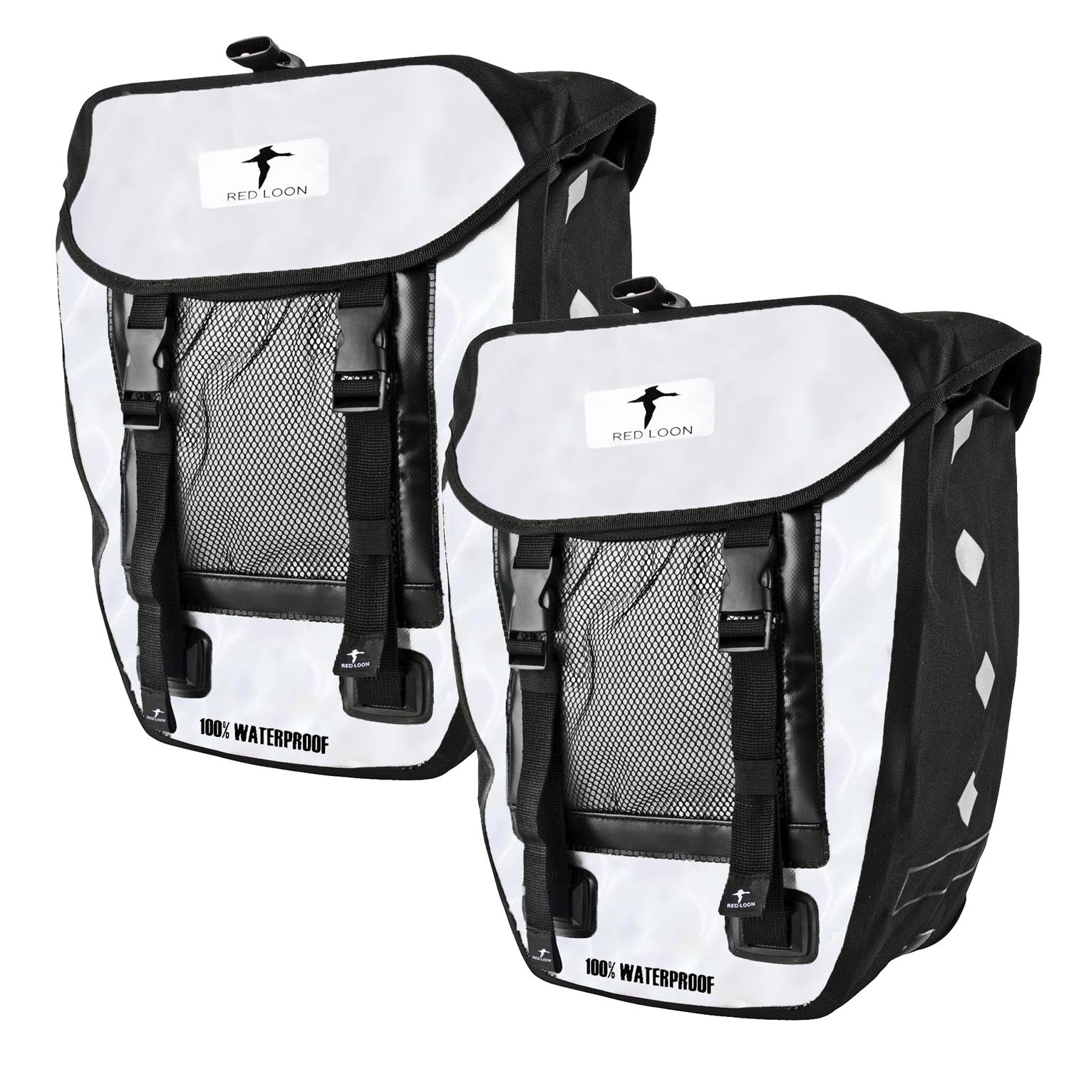 2x Red Loon Pro Packtasche Fahrradtasche Gepäckträgertasche LKWPlane wasserdicht