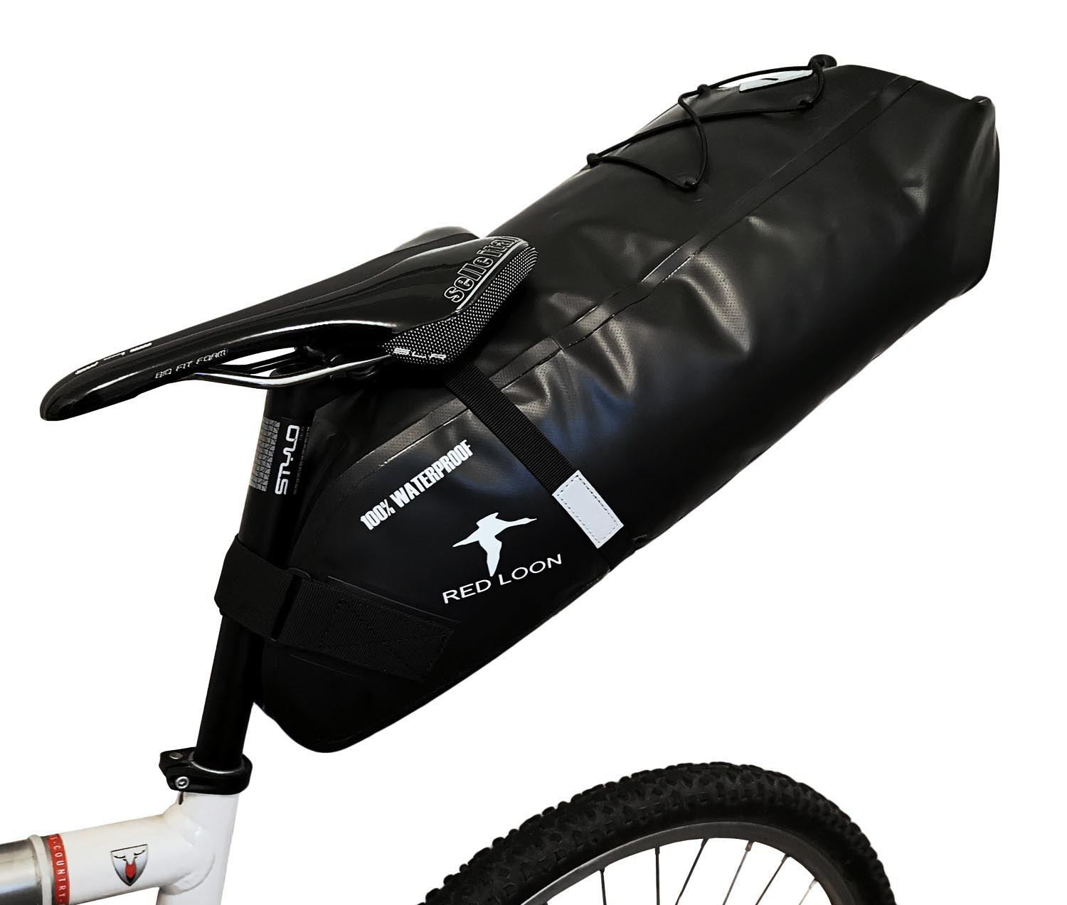 Satteltasche Red Loon Backloader 15Ltr wasserdicht Fahrradtasche Bikepacking