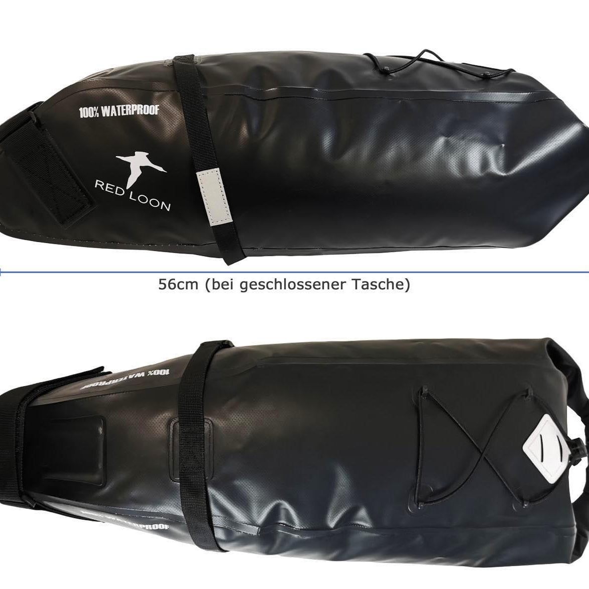 Satteltasche Red Loon Backloader 15Ltr wasserdicht Fahrradtasche Bikepacking