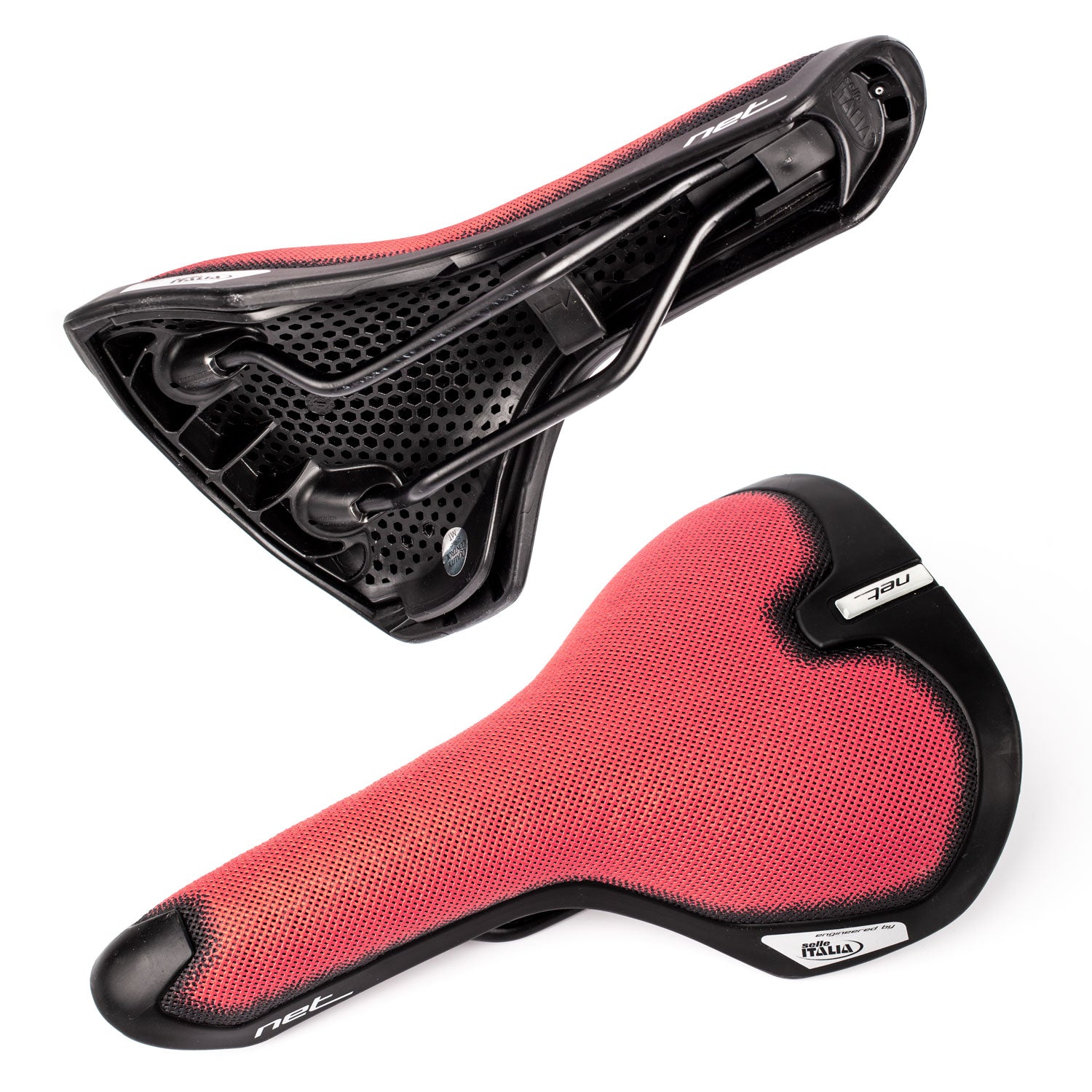 Fahrradsattel Selle Italia Net RED Lobster Sattel Urban Trekking Fitness e Bike
