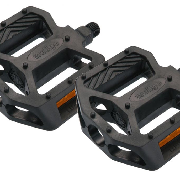 VDP 1 Paar Wellgo Trekking City MTB BMX Pedale Fahrradpedale rutschfest Pedale Fahrrad (LU214 - Trekking/MTB)