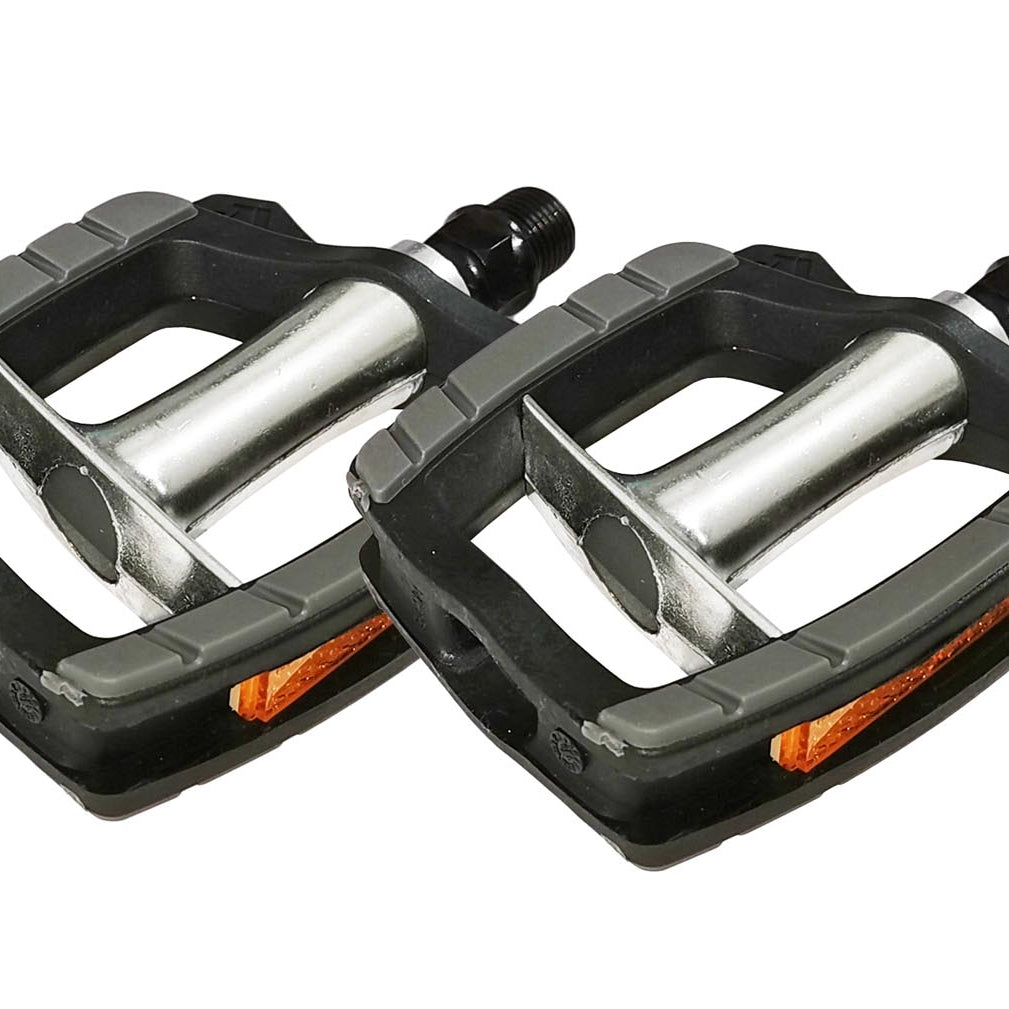 VDP 1 Paar Wellgo Trekking City MTB BMX Pedale Fahrradpedale rutschfest Pedale Fahrrad (LU214 - Trekking/MTB)