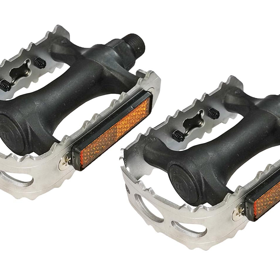 VDP 1 Paar Wellgo Trekking City MTB BMX Pedale Fahrradpedale rutschfest Pedale Fahrrad (LU214 - Trekking/MTB)