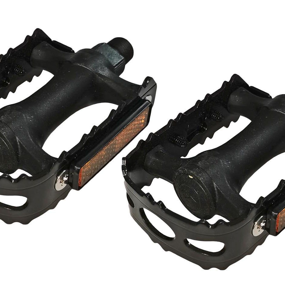 VDP 1 Paar Wellgo Trekking City MTB BMX Pedale Fahrradpedale rutschfest Pedale Fahrrad (LU214 - Trekking/MTB)