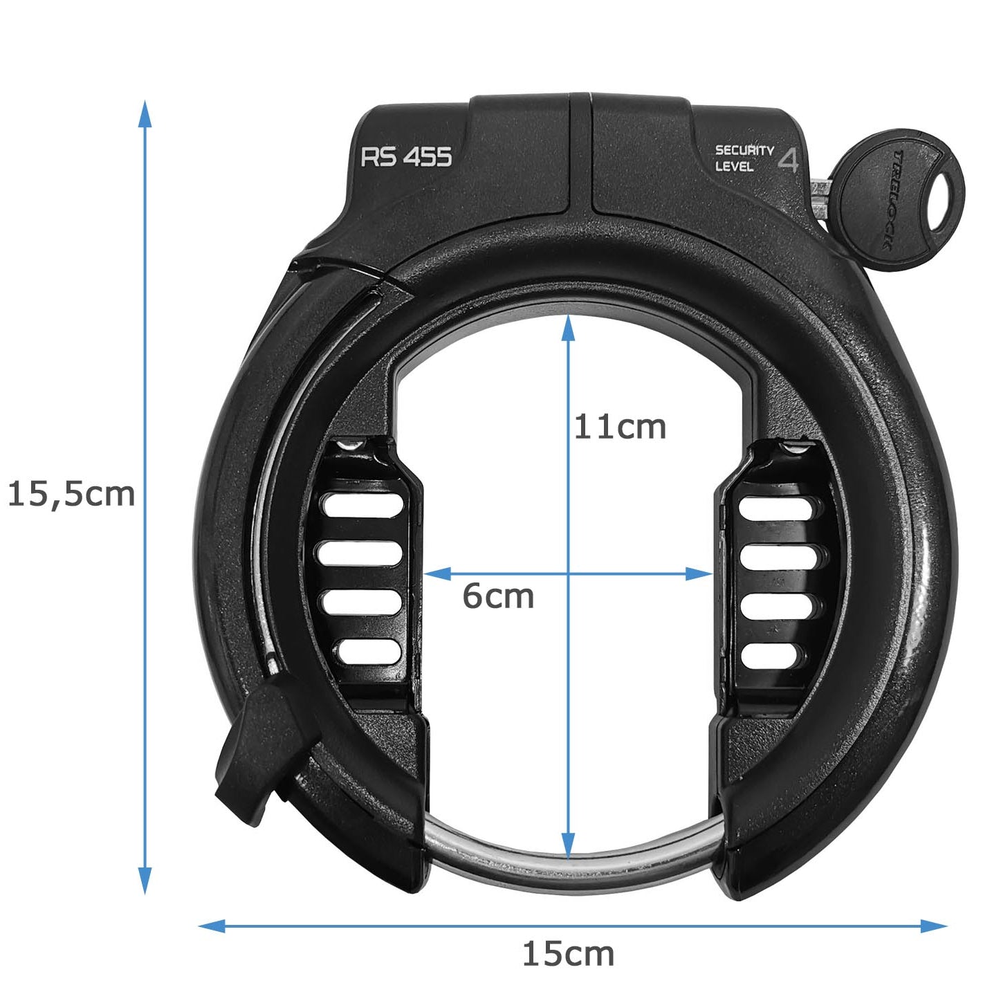 Rahmenschloß Trelock RS455 Fahrradschloß / Panasonic Akkuschloß (Rahmenmontage)