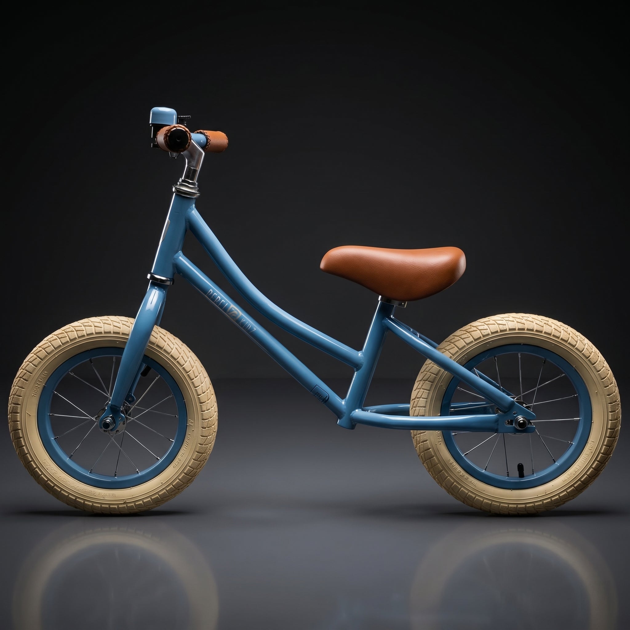 Nostalgie Lauflernrad Kinder Laufrad Kinderlaufrad Lauffahrrad im Retro-Look - Red Loon Air Classic - 12,5" Luftbereifung - aus hochwertigem Stahl - von 2 bis 5 Jahren - Balance Bike Lernfahrrad