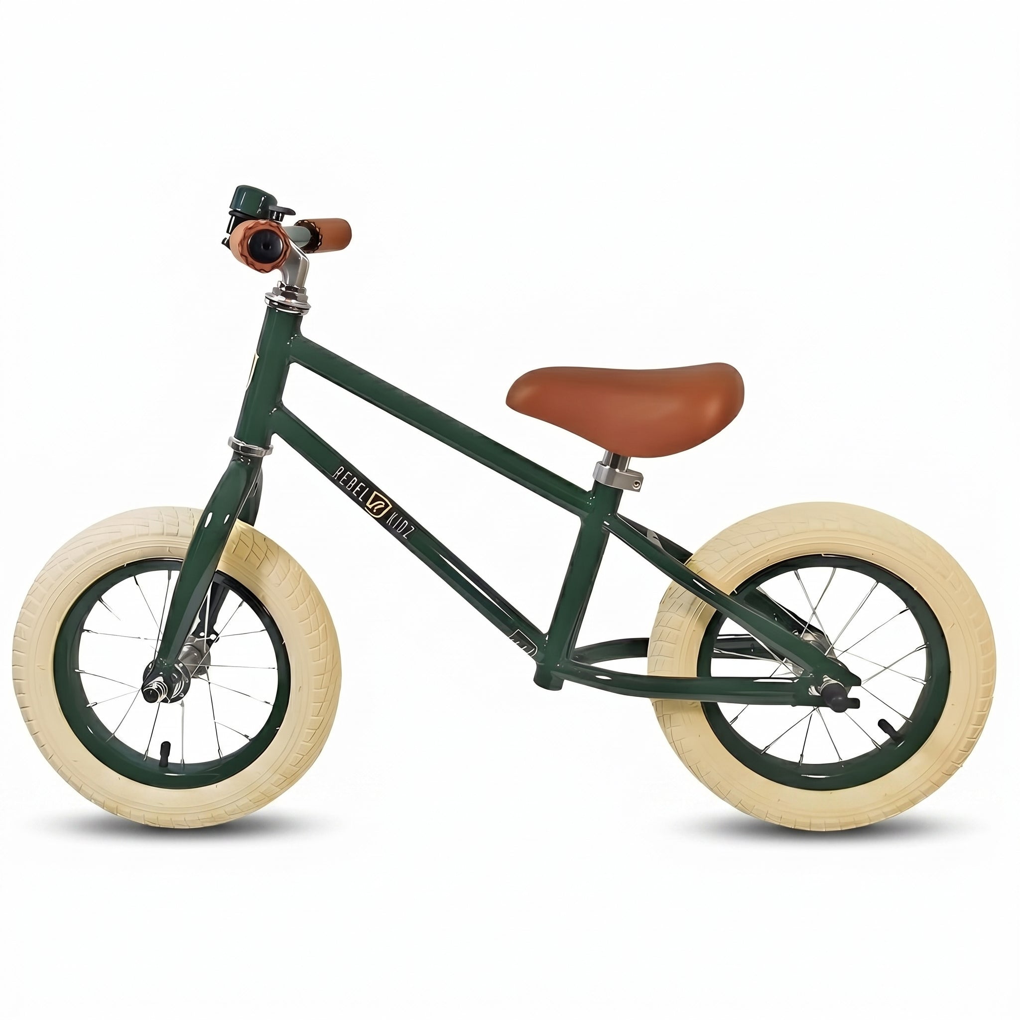 Nostalgie Lauflernrad Kinder Laufrad Kinderlaufrad Lauffahrrad im Retro-Look - Red Loon Air Classic - 12,5" Luftbereifung - aus hochwertigem Stahl - von 2 bis 5 Jahren - Balance Bike Lernfahrrad