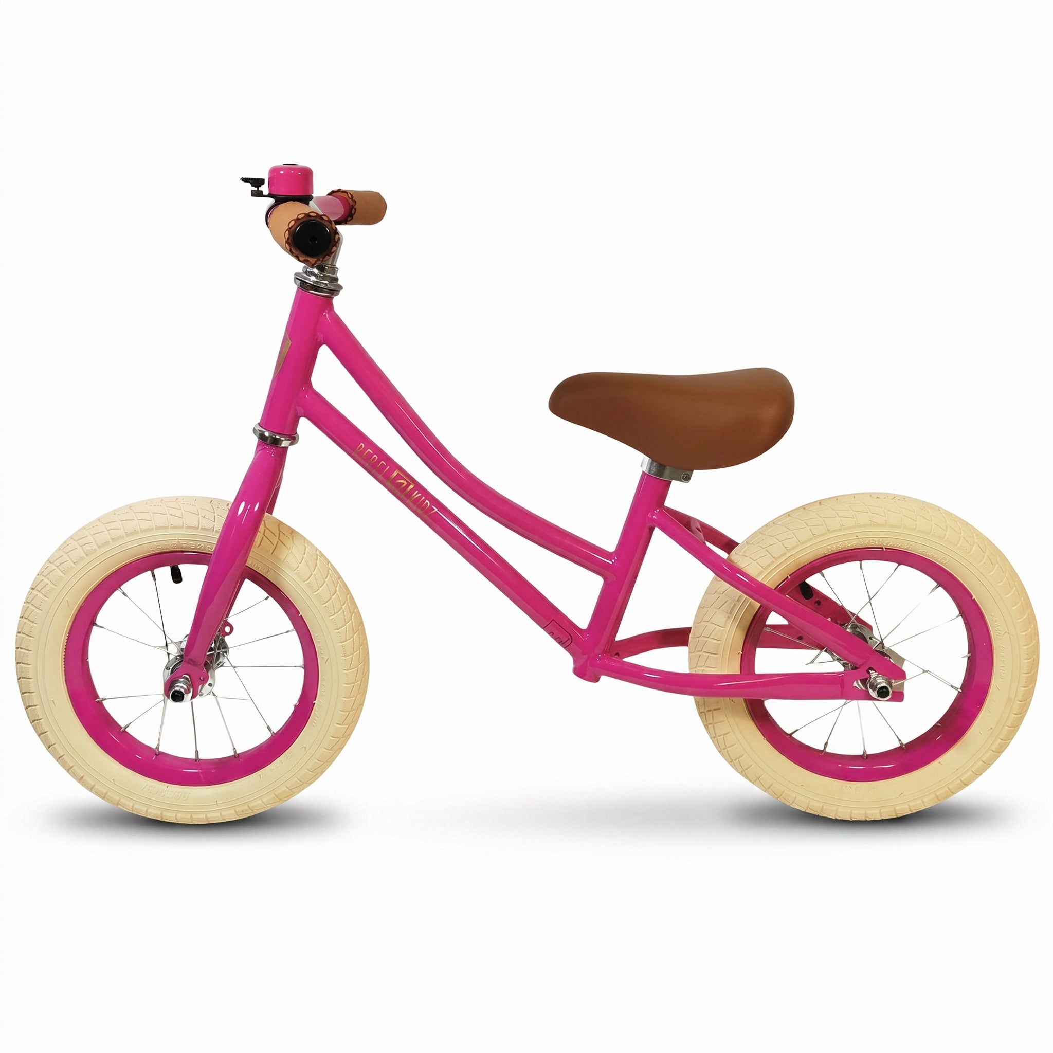 Nostalgie Lauflernrad Kinder Laufrad Kinderlaufrad Lauffahrrad im Retro-Look - Red Loon Air Classic - 12,5" Luftbereifung - aus hochwertigem Stahl - von 2 bis 5 Jahren - Balance Bike Lernfahrrad