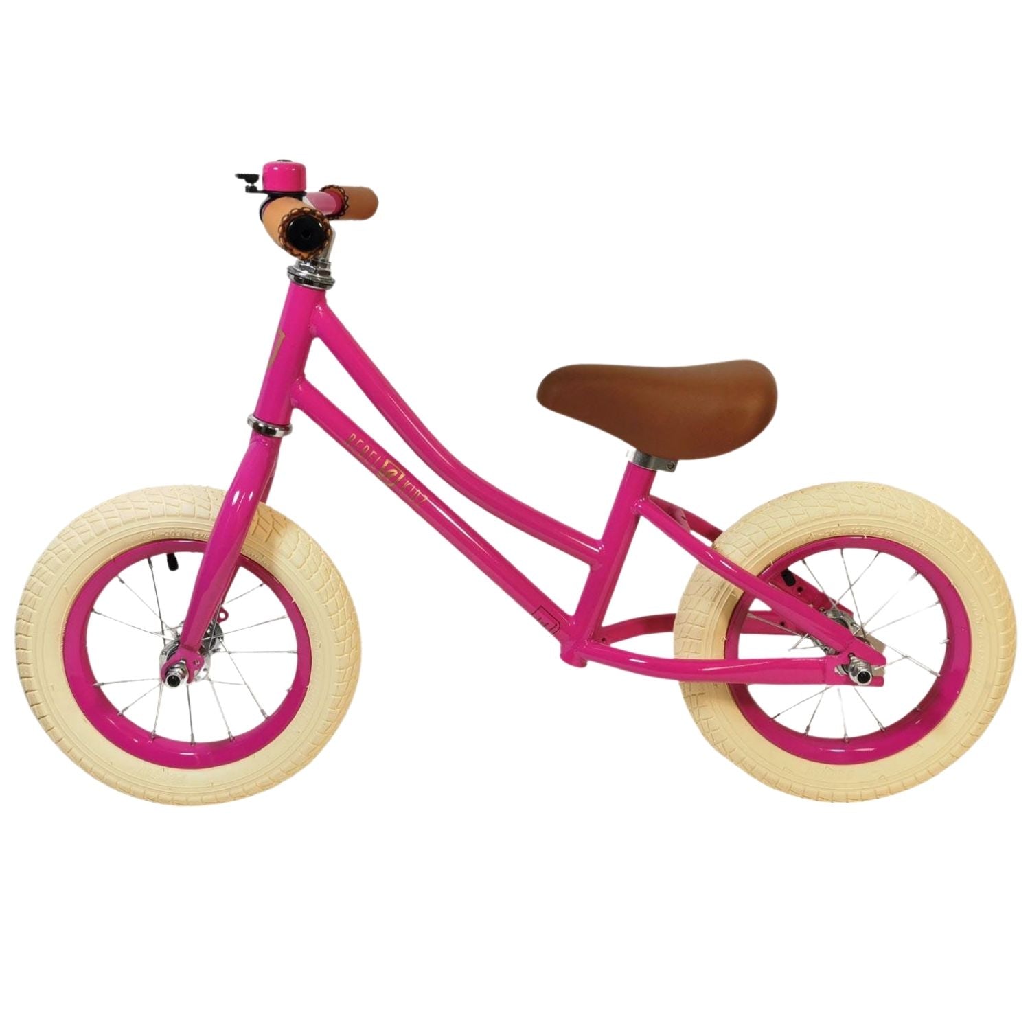 Nostalgie Lauflernrad Kinder Laufrad Kinderlaufrad Lauffahrrad im Retro-Look - Red Loon Air Classic - 12,5" Luftbereifung - aus hochwertigem Stahl - von 2 bis 5 Jahren - Balance Bike Lernfahrrad