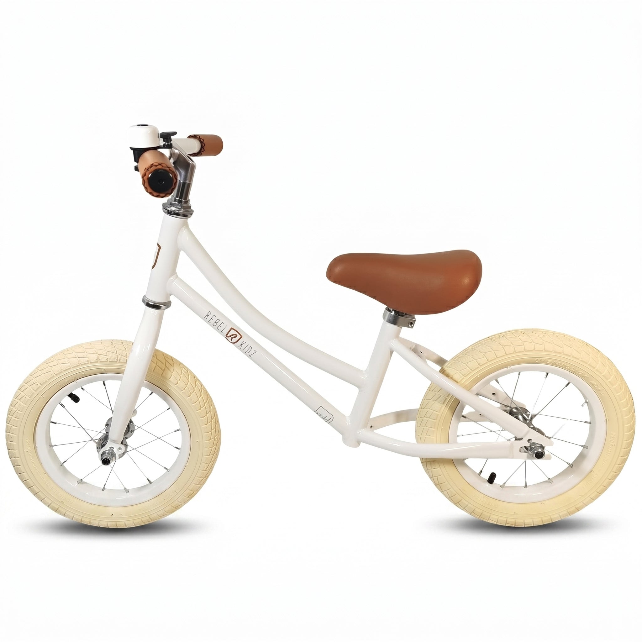 Nostalgie Lauflernrad Kinder Laufrad Kinderlaufrad Lauffahrrad im Retro-Look - Red Loon Air Classic - 12,5" Luftbereifung - aus hochwertigem Stahl - von 2 bis 5 Jahren - Balance Bike Lernfahrrad
