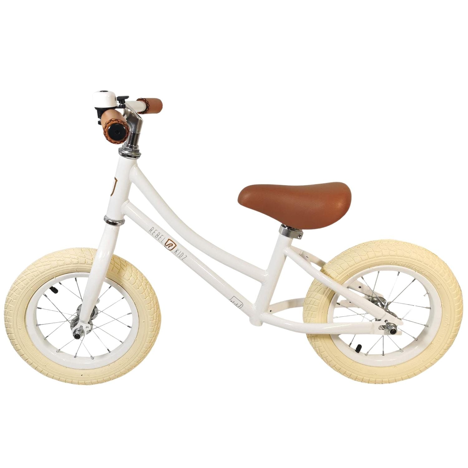 Nostalgie Lauflernrad Kinder Laufrad Kinderlaufrad Lauffahrrad im Retro-Look - Red Loon Air Classic - 12,5" Luftbereifung - aus hochwertigem Stahl - von 2 bis 5 Jahren - Balance Bike Lernfahrrad