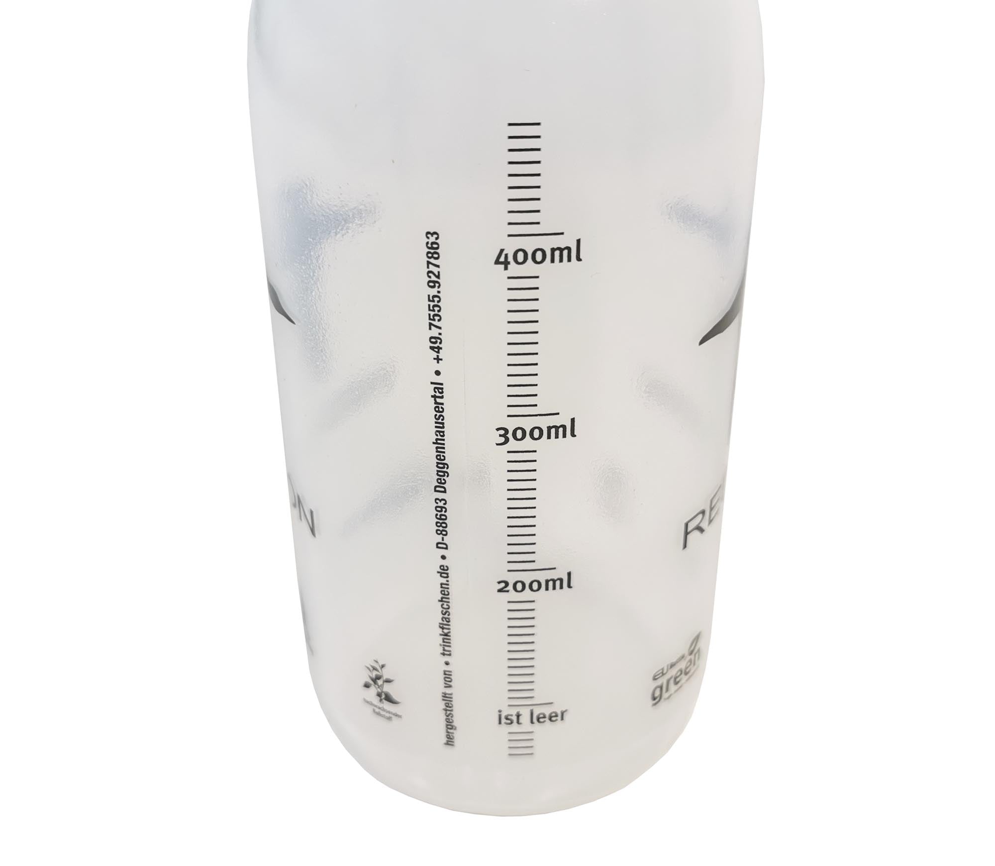 Bio Trinkflasche Red Loon 600ml Fahrradflasche Wasserflasche umweltfreundlich BPA-frei