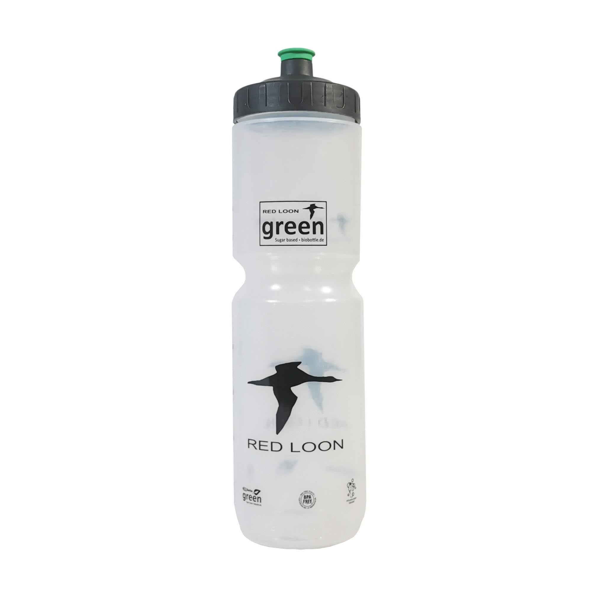 Bio Trinkflasche Red Loon 1000ml Fahrradflasche Wasserflasche umweltfreundlich BPA-frei