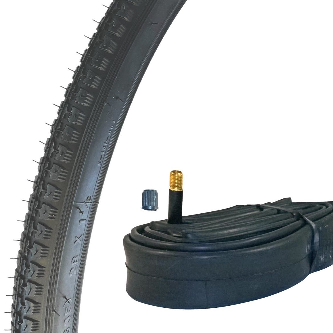 Fahrradreifen Kenda K141 Fahrradmantel Reifen Fahrrad 28 Zoll 28x1.50 (40-635) Drahtreifen + Schlauch