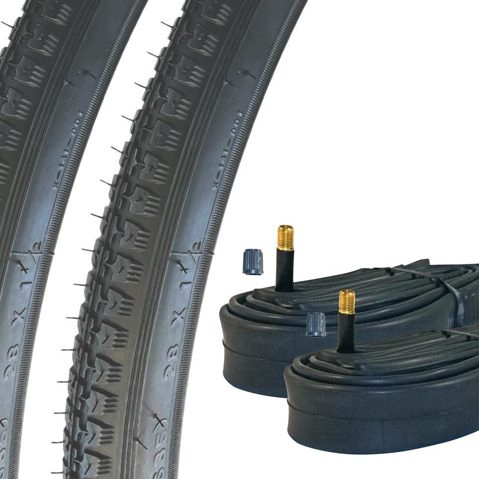 Fahrradreifen Kenda K141 Fahrradmantel Reifen Fahrrad 28 Zoll 28x1.50 (40-635) Drahtreifen + Schlauch