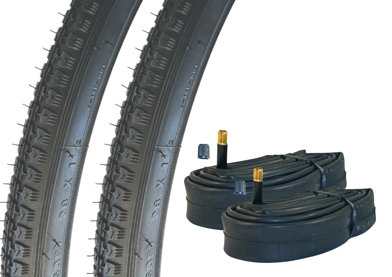 Fahrradreifen Kenda K141 Fahrradmantel Reifen Fahrrad 28 Zoll 28x1.50 (40-635) Drahtreifen + Schlauch