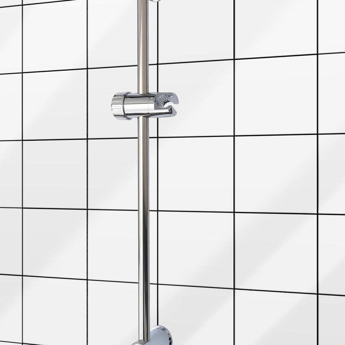 Romy Brausestange Metall 60 cm mit Handbrausehalter Duschstange Dusche Brause