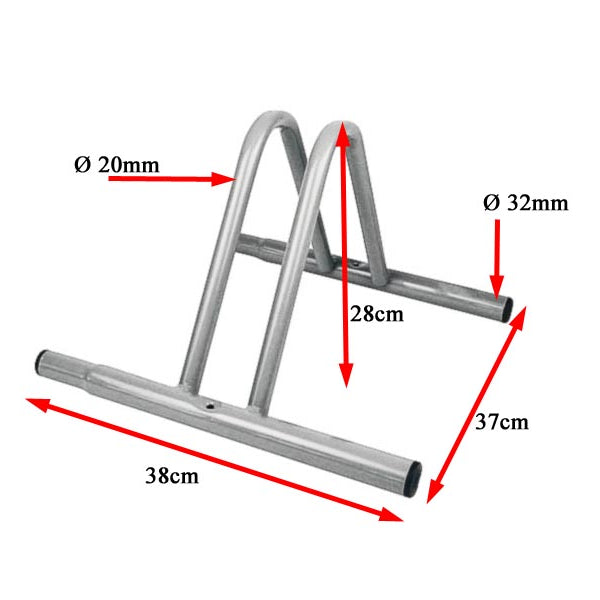 Fahrradständer Ground Support Aufstellständer Radständer Fahrradparker Fahrradparksystem