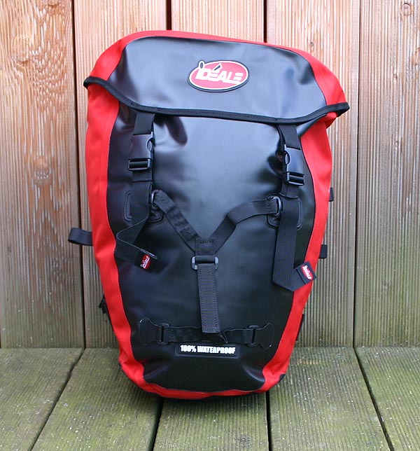 IDEALE HITEC Fahrradrucksack Rucksack schwarz/rot NEU