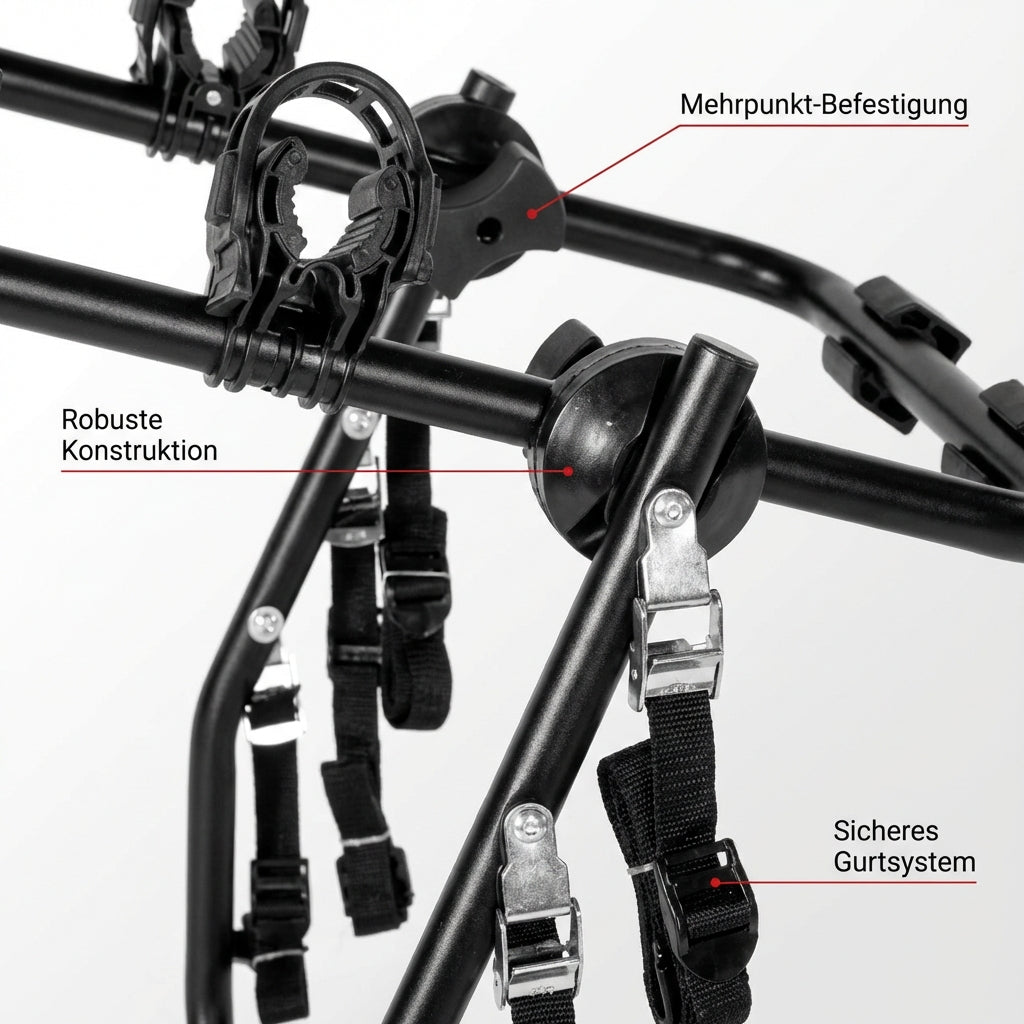 Heckträger Holiday Fahrradträger kompatibel mit Mazda 2 (DJ) ab 14
