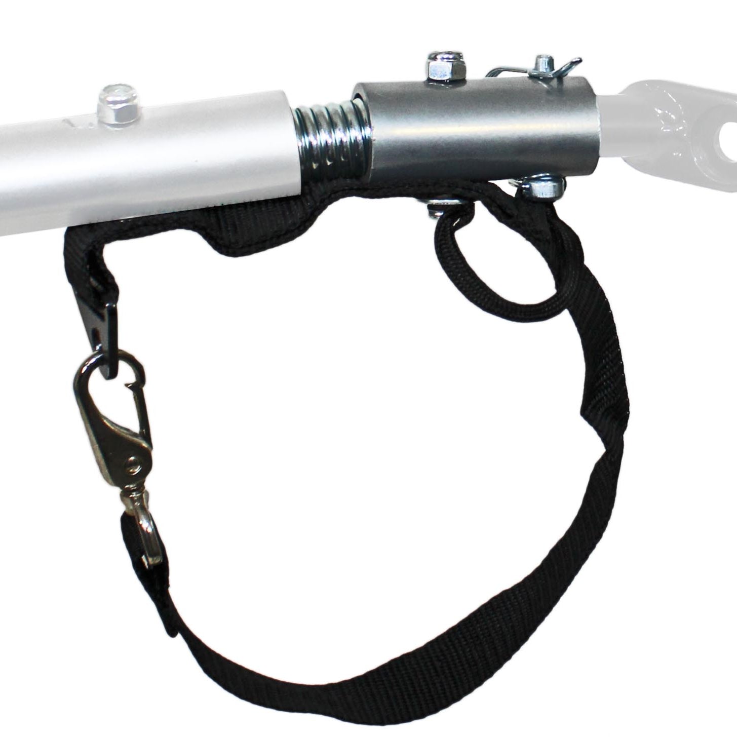 Kupplungsadapter mit Feder Deichselanschluß für Kinderanhänger mit/ohne Kupplung