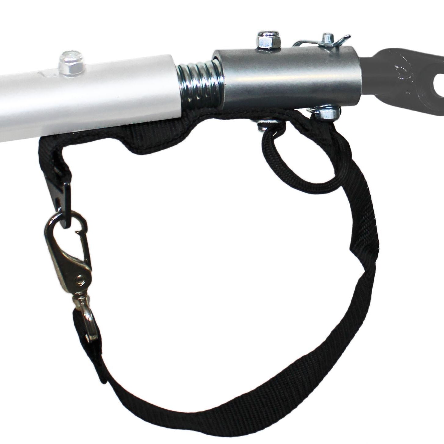 Kupplungsadapter mit Feder Deichselanschluß für Kinderanhänger mit/ohne Kupplung