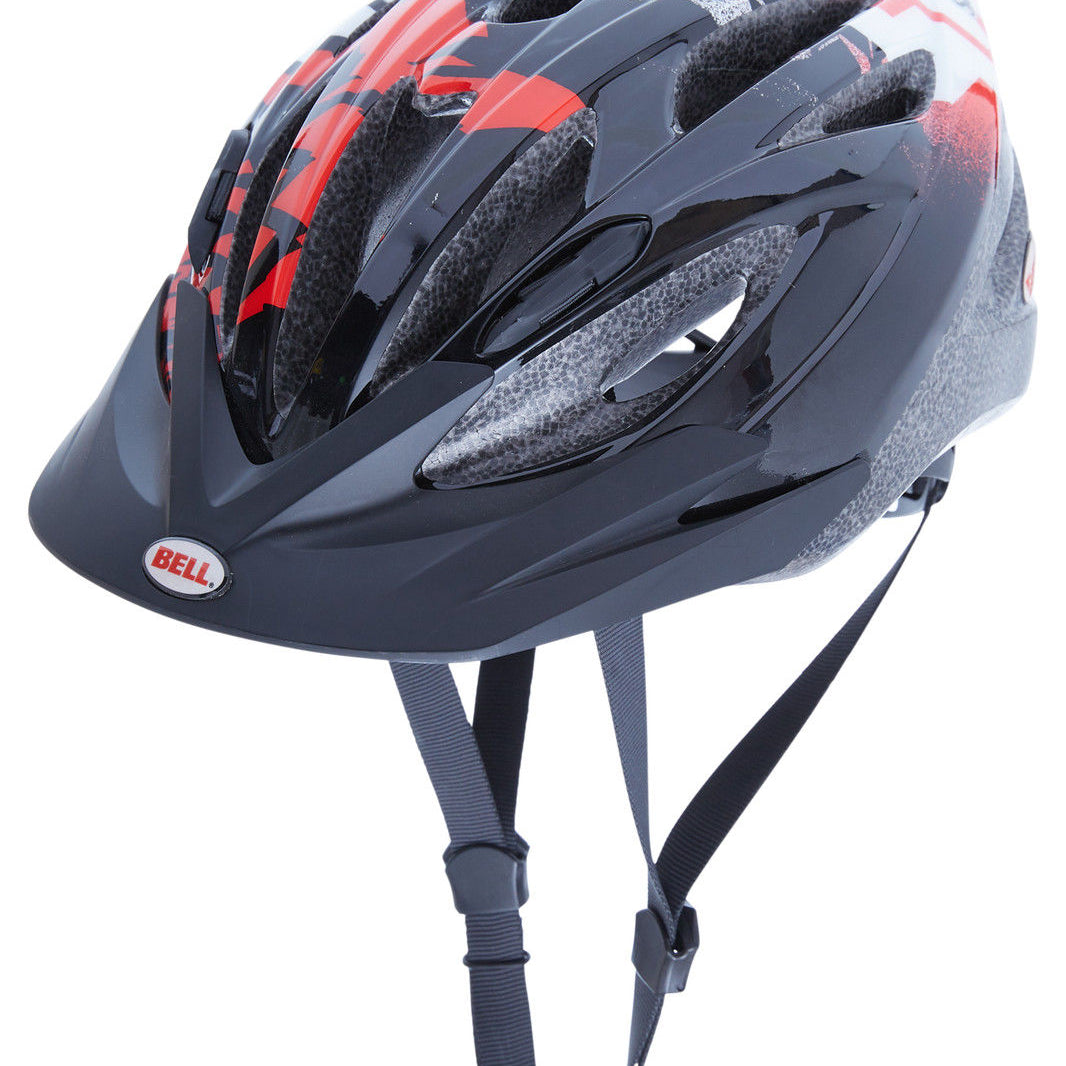 Bell Shasta Kinder Fahrradhelm black/red shattered S 50-57 cm MTB Radhelm Helm